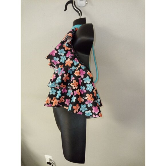 Curtain Call Costumes Dance Floral Flutter Top Size Child Small - Picture 3 of 6